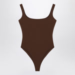Entire Studios Brown nylon-blend bodysuit