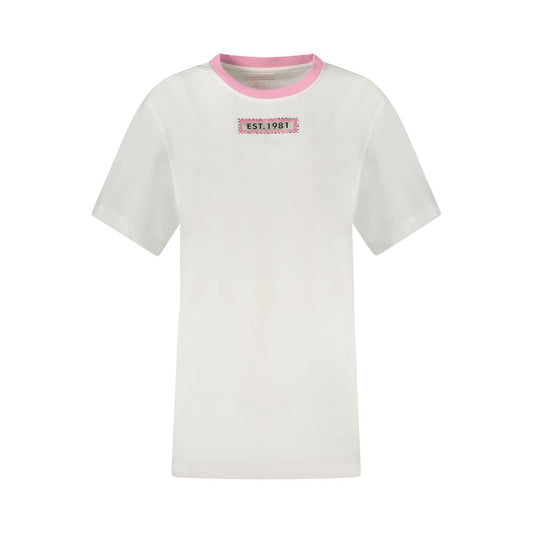 Guess Jeans White Cotton Women T-Shirt