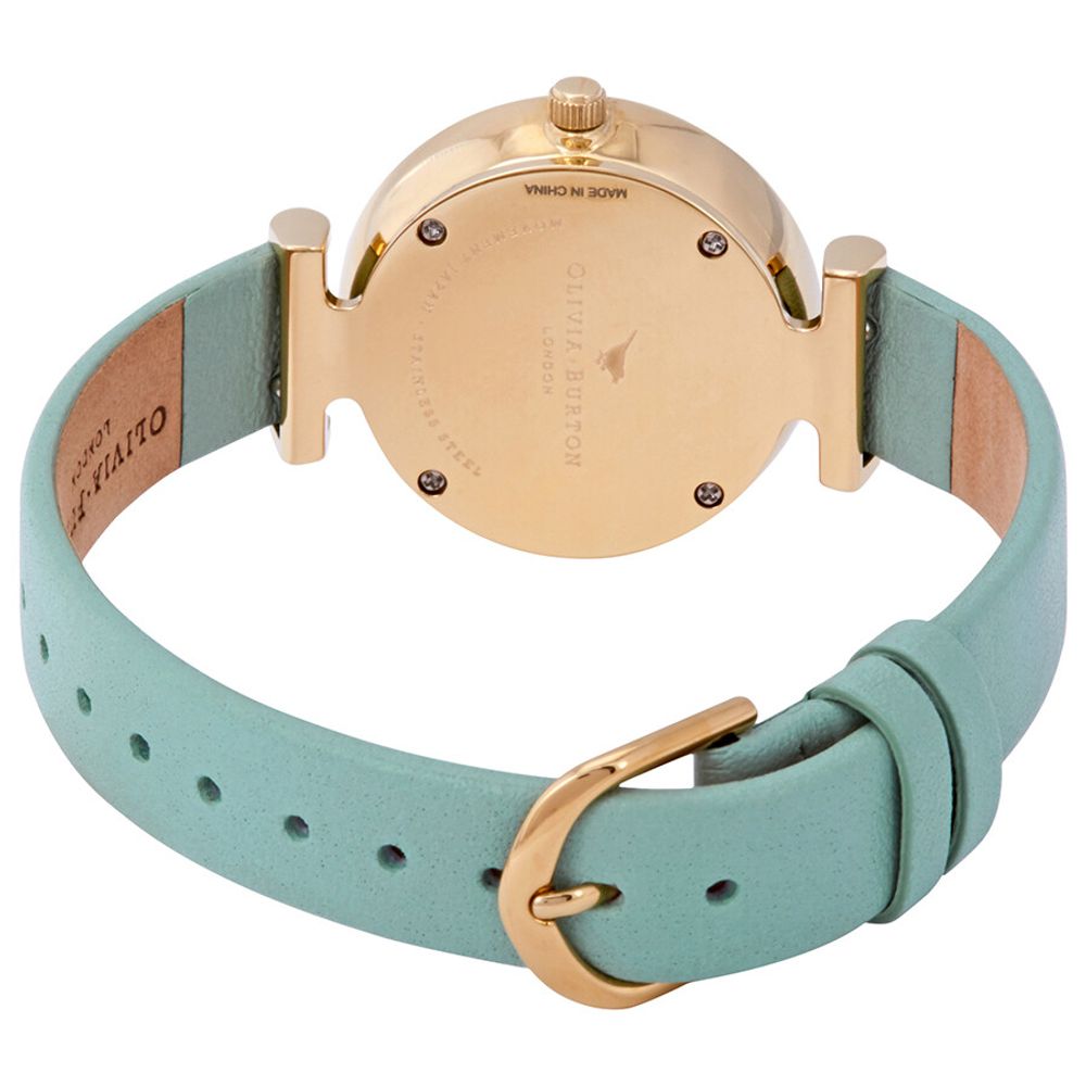 Olivia Burton Green Artificial Leather Dress Watch Olivia Burton