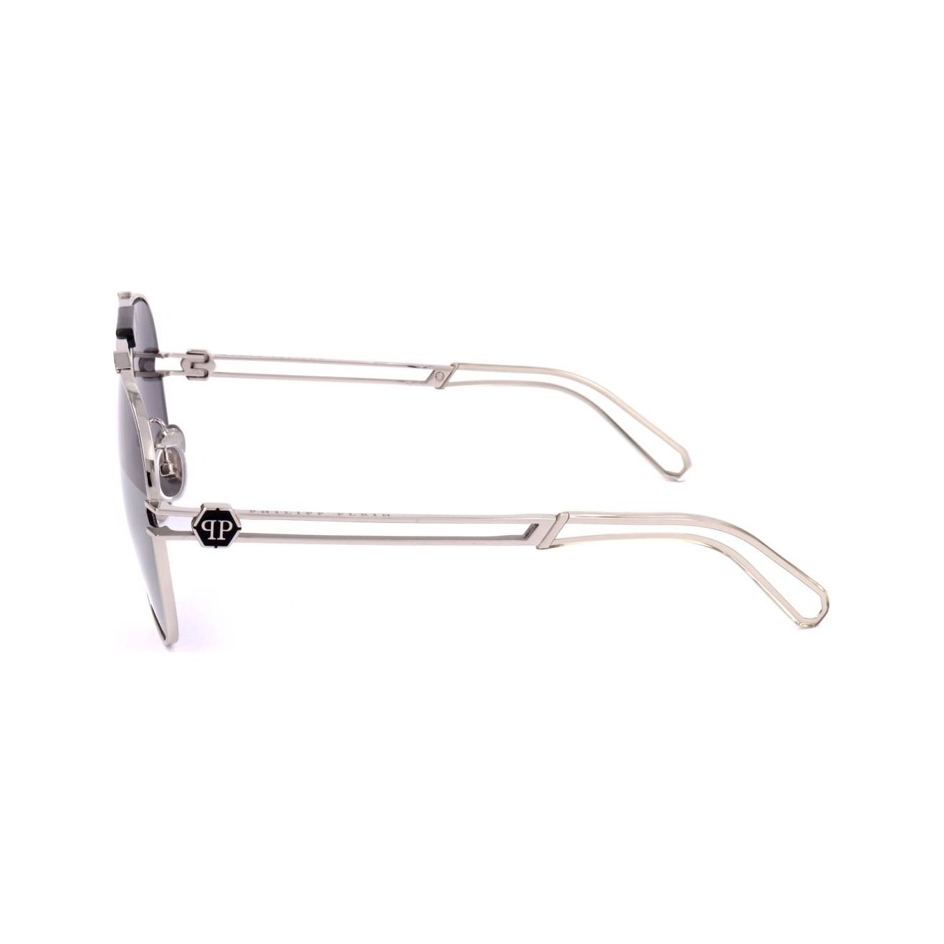 PHILIPP PLEIN SUNGLASSES Mod. SPP048M SHINY PALLADIUM SUNGLASSES & EYEWEAR