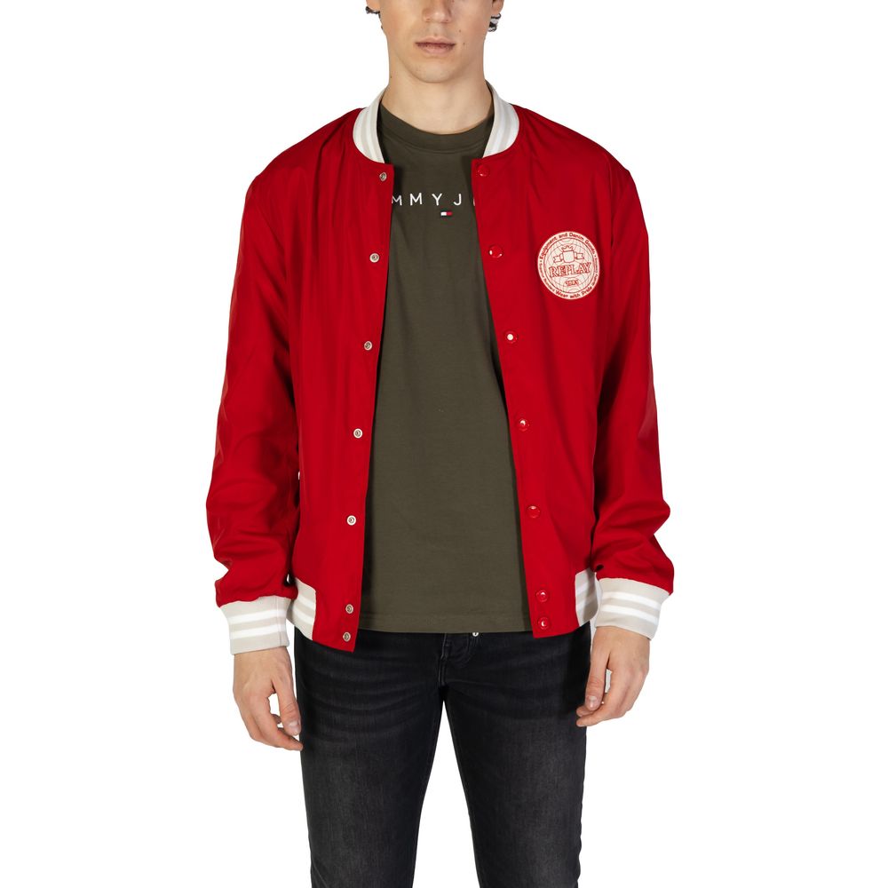 Replay Red Cotton Bomber Replay
