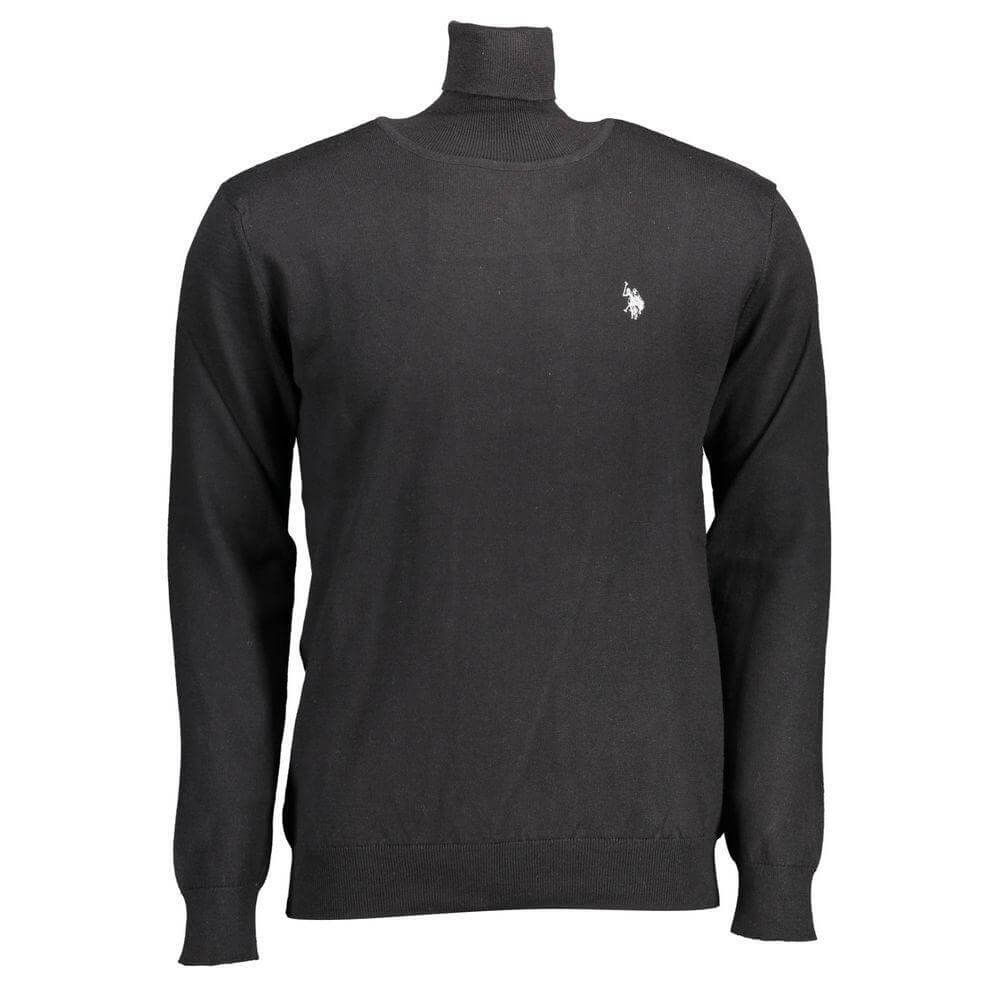 U.S. POLO ASSN. Black Cotton Sweater