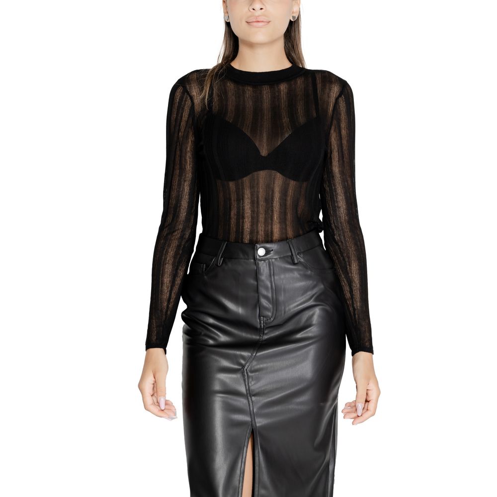 Vila Clothes Black Viscose Sportswear