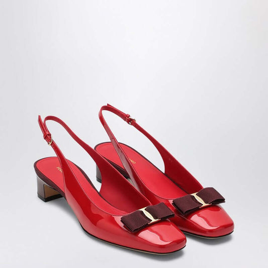 Ferragamo Vara red/burgundy slingback 07798471CLE/Q_FERRA-FB_601
