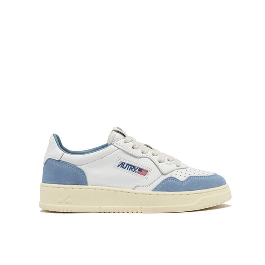 Autry White Leather Low Top Sneakers 1728,75611013280,Autry,EU36/US6,Low Tops - Sneakers - Shoes,New with tags,Shoes,Sneakers - Shoes,White,Women