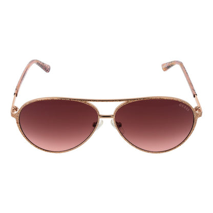 Guess Rose Gold Metal Sunglasses