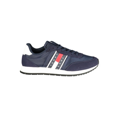 Tommy Hilfiger Blue Polyurethane Men Sneaker 1728,67403481248,Athletic - Sneakers - Shoes,Blue,EU40/US7,EU41/US8,EU42/US9,EU43/US10,EU44/US11,EU45/US12,EU46,Men,New with tags,Shoes,Sneakers - Shoes,Tommy Hilfiger