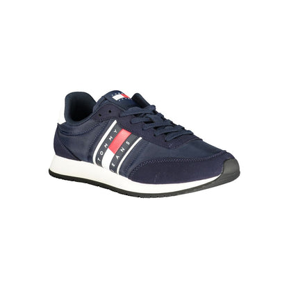 Tommy Hilfiger Blue Polyurethane Men Sneaker 1728,67403481248,Athletic - Sneakers - Shoes,Blue,EU40/US7,EU41/US8,EU42/US9,EU43/US10,EU44/US11,EU45/US12,EU46,Men,New with tags,Shoes,Sneakers - Shoes,Tommy Hilfiger