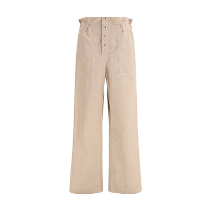 Marni Beige Cotton Casual Pants 1728,72470364320,Beige,Casual Pants - Pants - Clothing,Clothing,IT40 | M,IT42 | L,Marni,New with tags,Pants - Clothing,Women