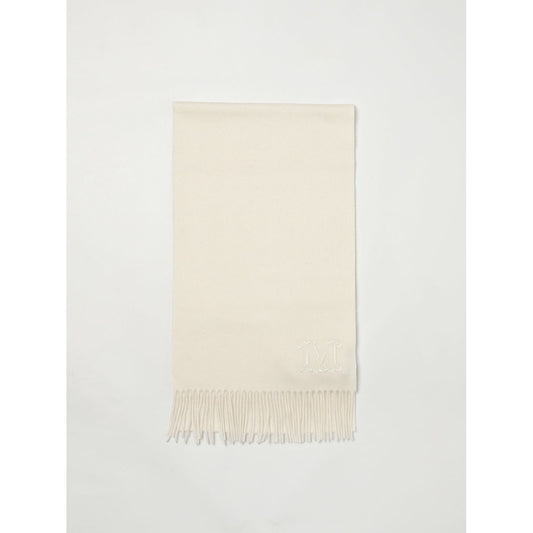 Max Mara White Cashmere Scarf