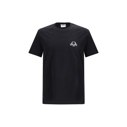 Moschino Black Cotton T-Shirt 1728,72470364320,Black,Clothing,L,M,Men,Moschino,New with tags,S,T-Shirts - Clothing,XL