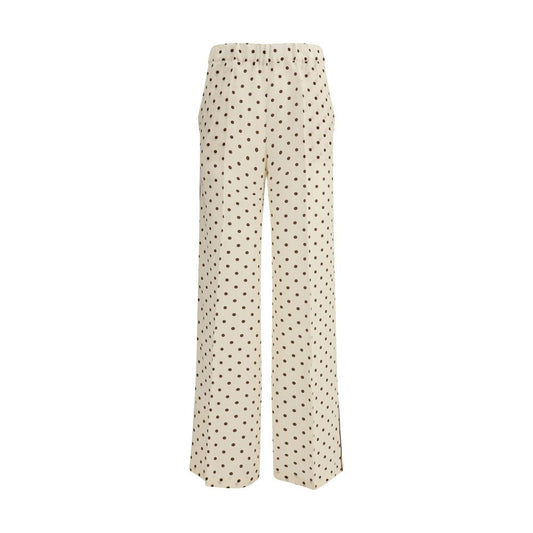 P.A.R.O.S.H. Beige Silk Casual Pants 1728,72470364320,Beige,Casual Pants - Pants - Clothing,Clothing,M,New with tags,P.A.R.O.S.H.,Pants - Clothing,Women