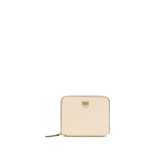 PINKO Beige Calf Leather Bos Taurus Wallet1728,72470364320,Accessories,Beige,New with tags,PINKO,Wallets - Accessories,Wallets - Wallets - Accessories,Women