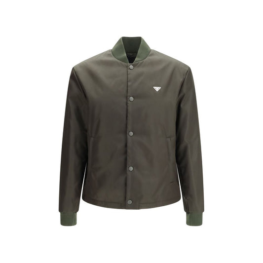 Prada Bicolor Nylon Bomber1728,72470364320,Bicolor,Bombers - Jackets & Coats - Clothing,Clothing,IT50 | L,IT52 | XL,IT54 | XXL,Jackets & Coats - Clothing,Men,New with tags,Prada