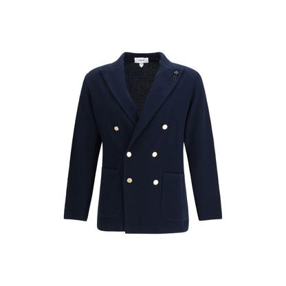 Lardini Blue Cotton Blazer 1728,72470364320,Blazers - Suits & Blazers - Clothing,Blue,Clothing,L,Lardini,M,Men,New with tags,S,Suits & Blazers - Clothing,XL,XXL