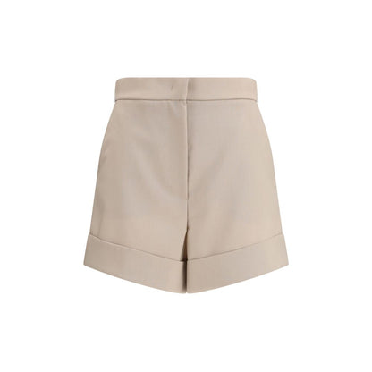 Max Mara Bicolor Wool Bermuda Shorts
