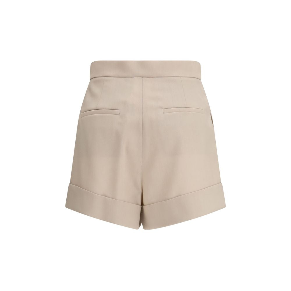 Max Mara Bicolor Wool Bermuda Shorts