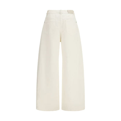Brunello Cucinelli Beige Cotton Casual Pants