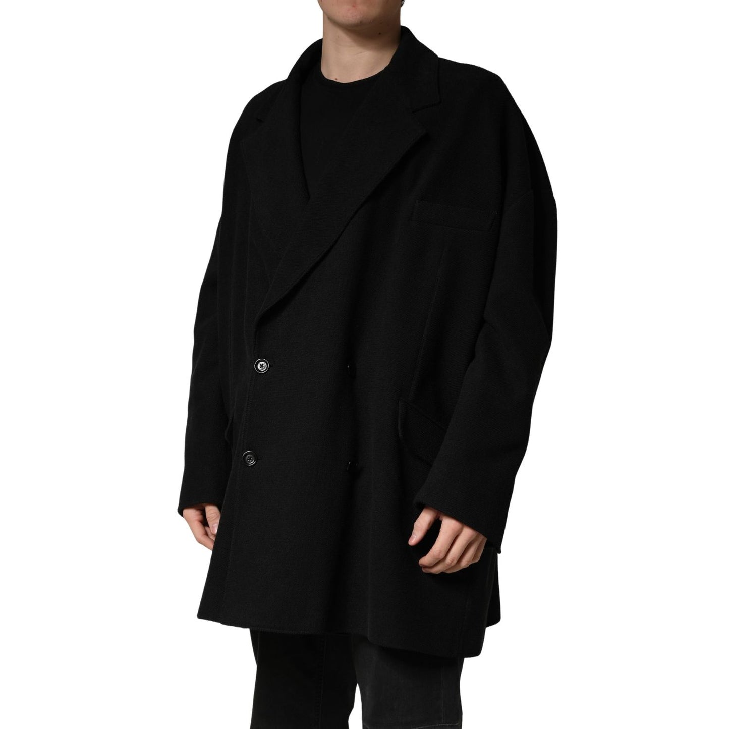 Dolce & Gabbana Black Double Breasted 2 Buttons Suit Jacket
