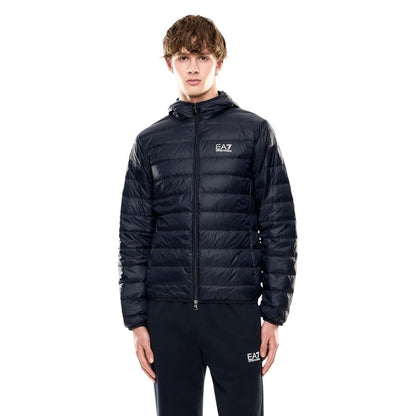 EA7 Emporio Armani Blue Polyamide Jacket