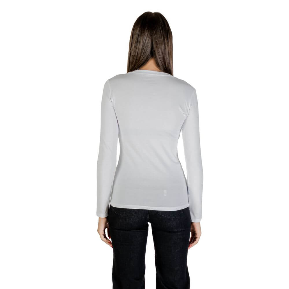 Armani Exchange White Cotton T-Shirt