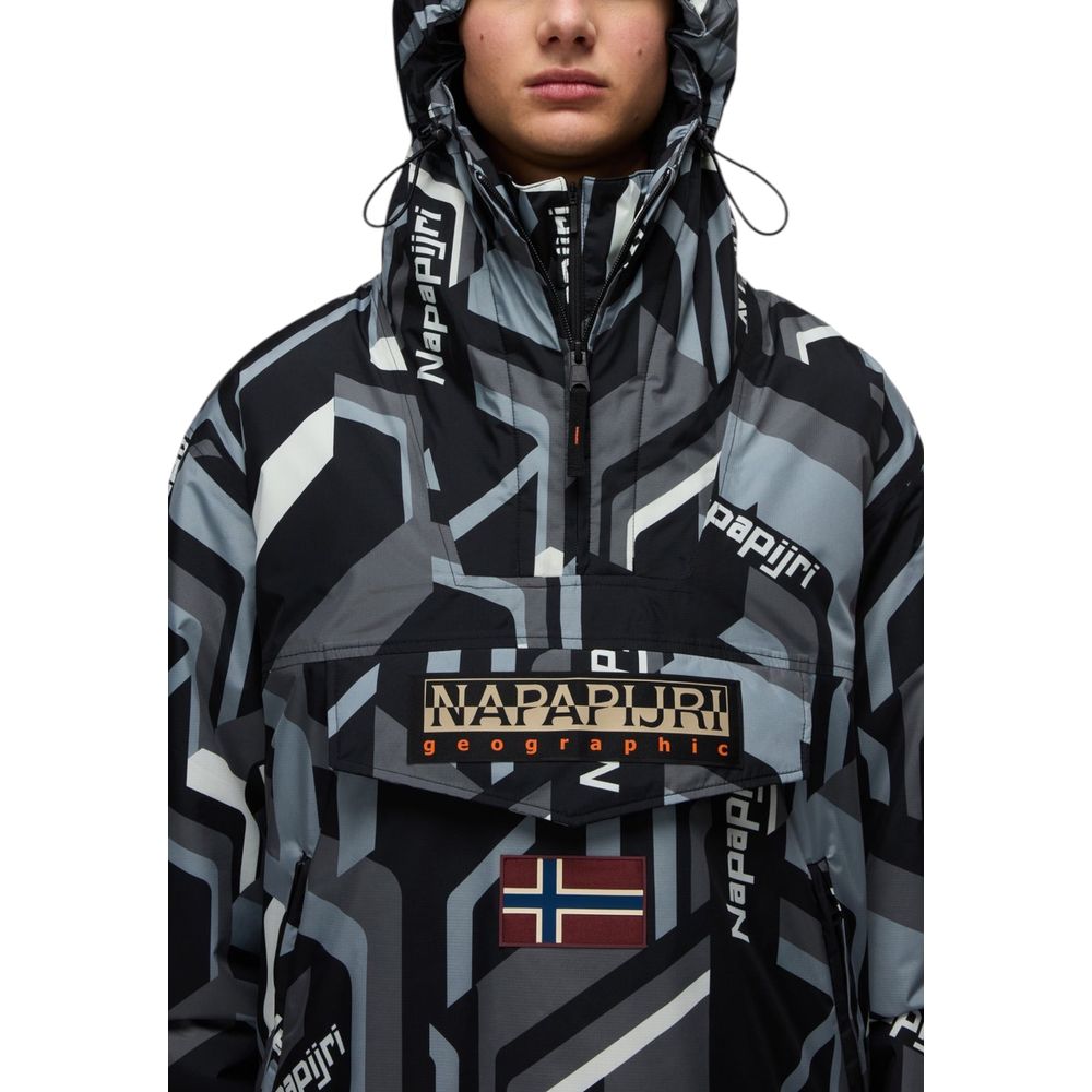 Napapijri Bicolor Recycled Polyester Shell Jacket