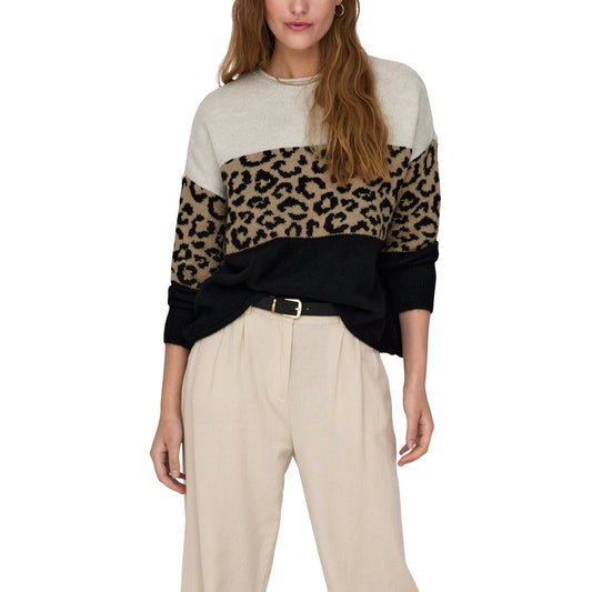 Only Bicolor Marabou Sweatshirt
