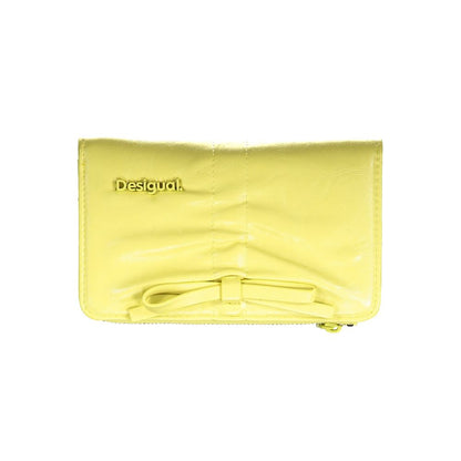 Desigual Giallo Polyurethane Women Wallet