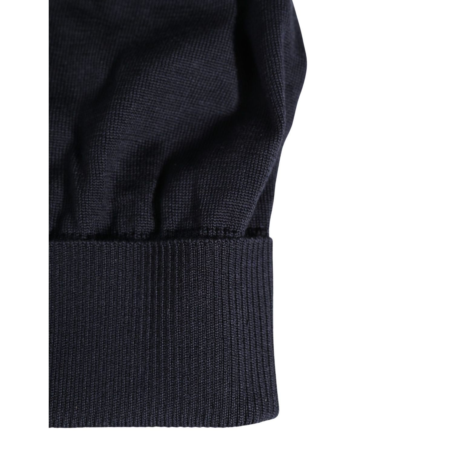 Dolce & Gabbana Black Solid Wool Knitted Winter Beanie Cap Hat