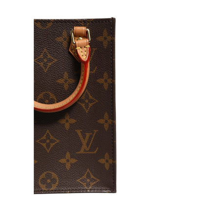 Louis Vuitton Monogram Canvas Petit Sac Plat Bag