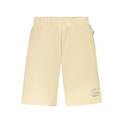 Fila Beige Cotton Mens Short