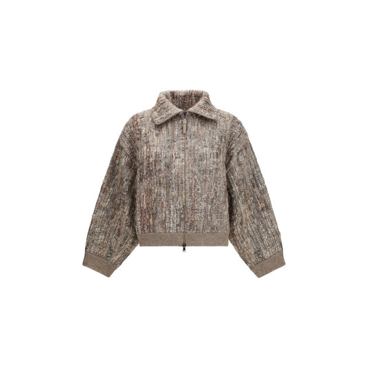 Brunello Cucinelli Beige Mohair Cardigan