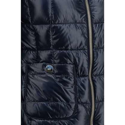 Herno Blue Polyamide Full-Length Jacket