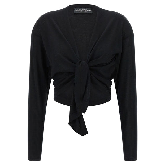 Dolce & Gabbana Black Cashmere Cardigan