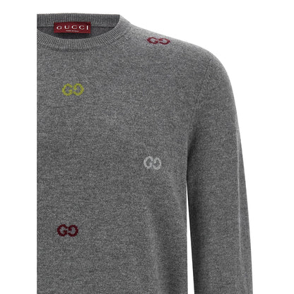 Gucci Gray Cashmere Cardigan