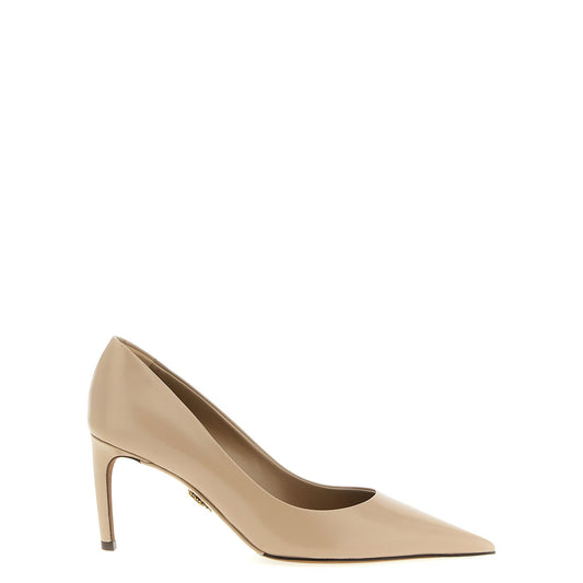 Dolce & Gabbana Beige Calfskin High Heel Pumps