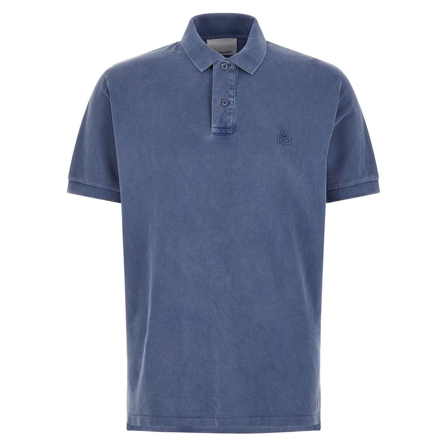 Isabel Marant Blue Cotton Polo Shirt