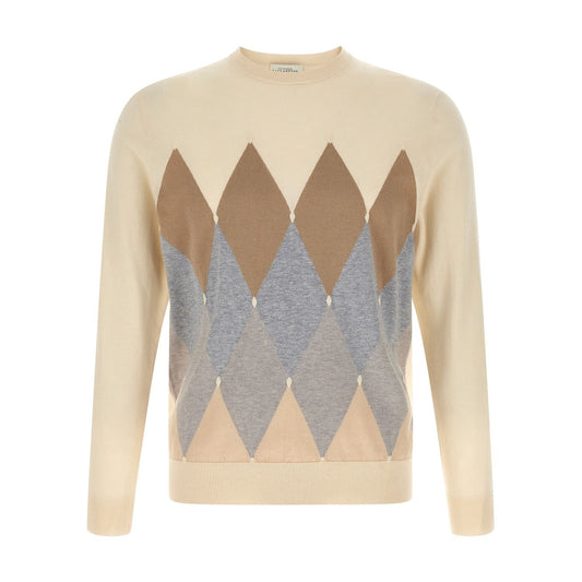 Ballantyne Beige Cotton Cardigan