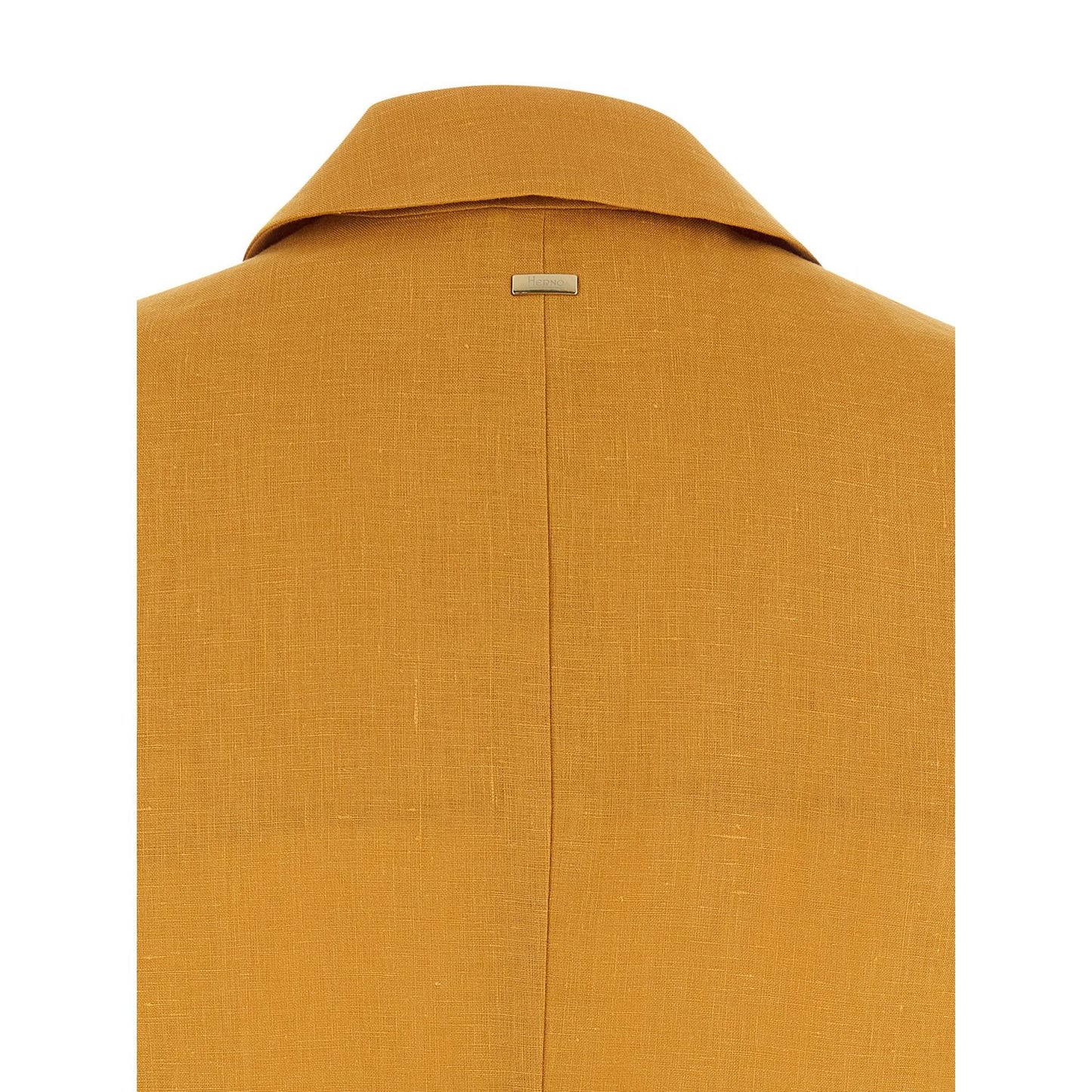 Herno Multicolor Linen Sleeveless Jacket
