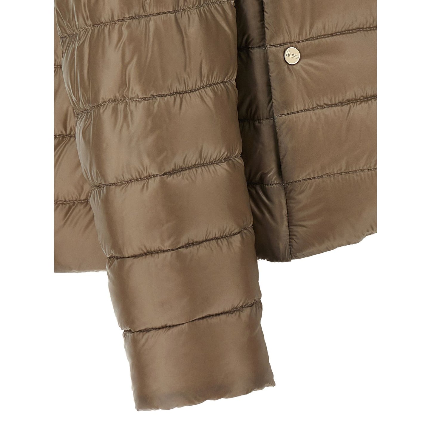 Herno Brown Polyamide Full-Length Jacket