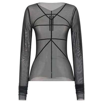 Rick Owens Black Nylon Cardigan