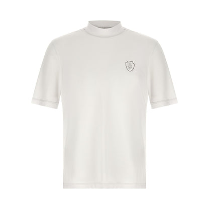 Brunello Cucinelli White Polyamide T-Shirt