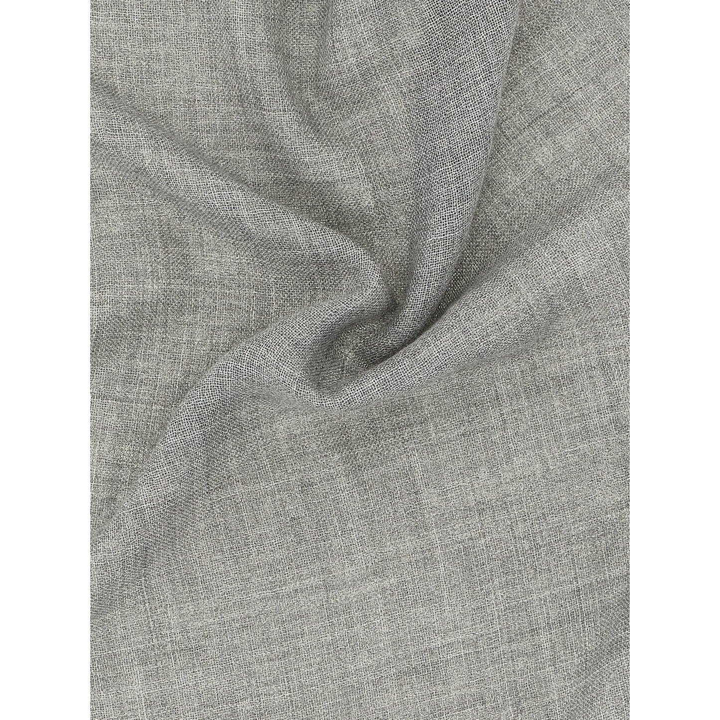 Brunello Cucinelli Gray Virgin Wool Scarf