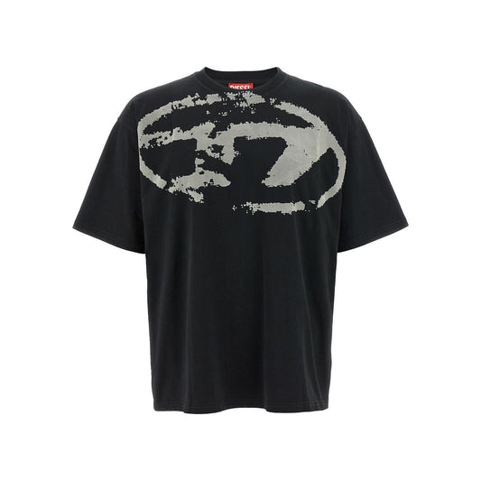 Diesel Black Cotton T-Shirt