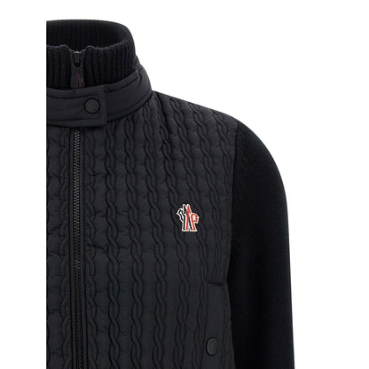 Moncler Grenoble Black Polyamide Cardigan