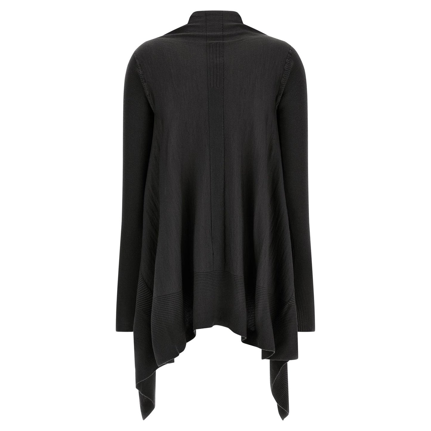 Rick Owens Black Wool Cardigan