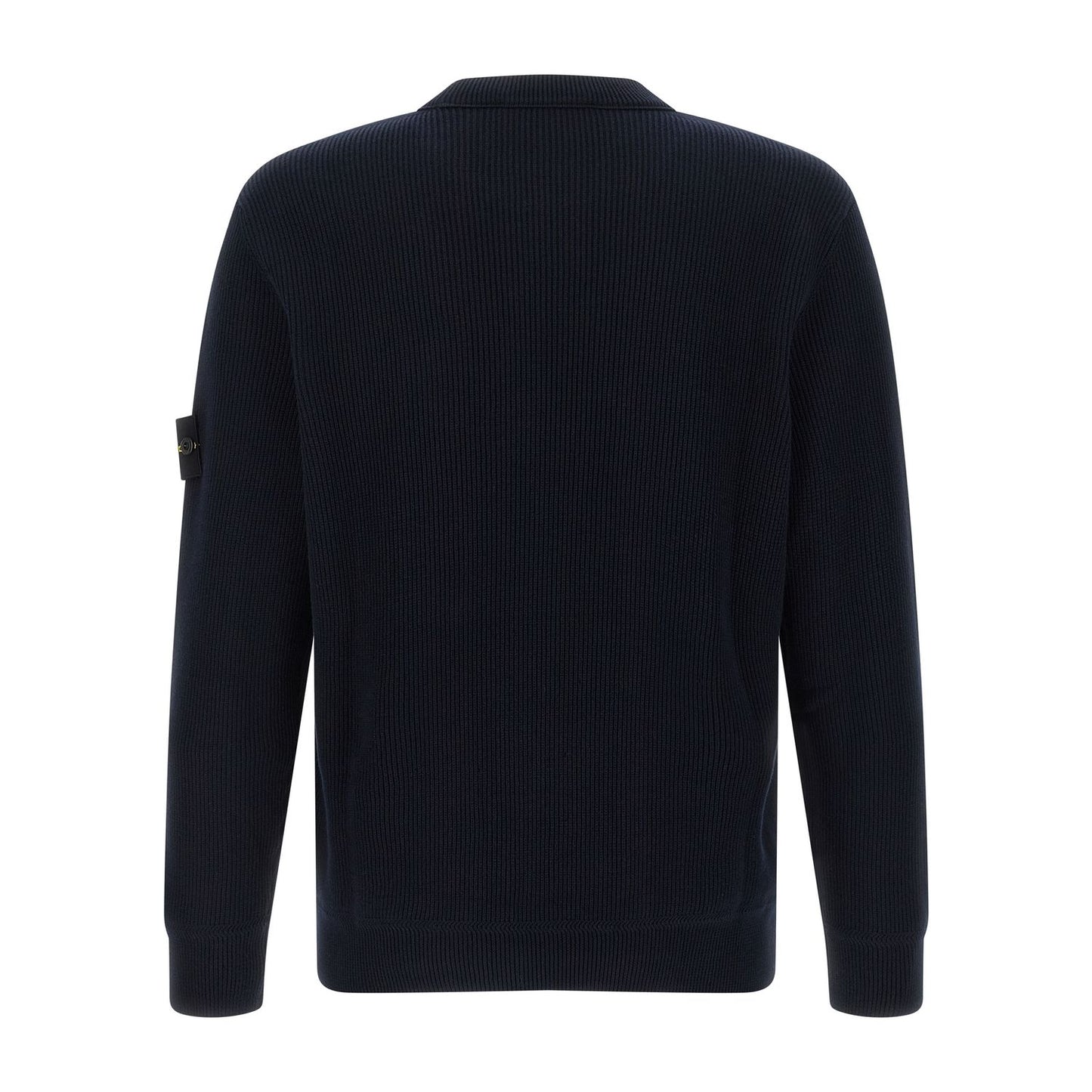 Stone Island Blue Cotton Cardigan