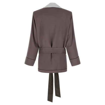 The Attico Purple Viscose Blazer