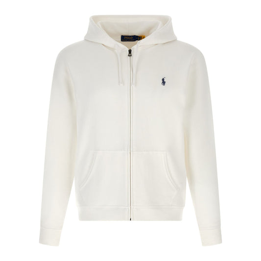 Polo Ralph Lauren White Cotton Sweatshirt