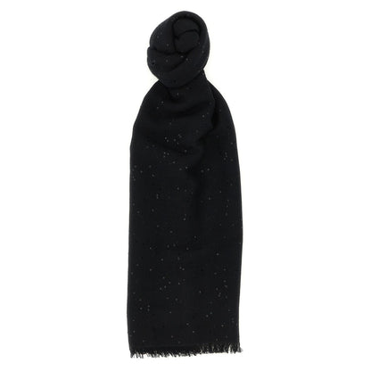 Brunello Cucinelli Black Cashmere Scarf
